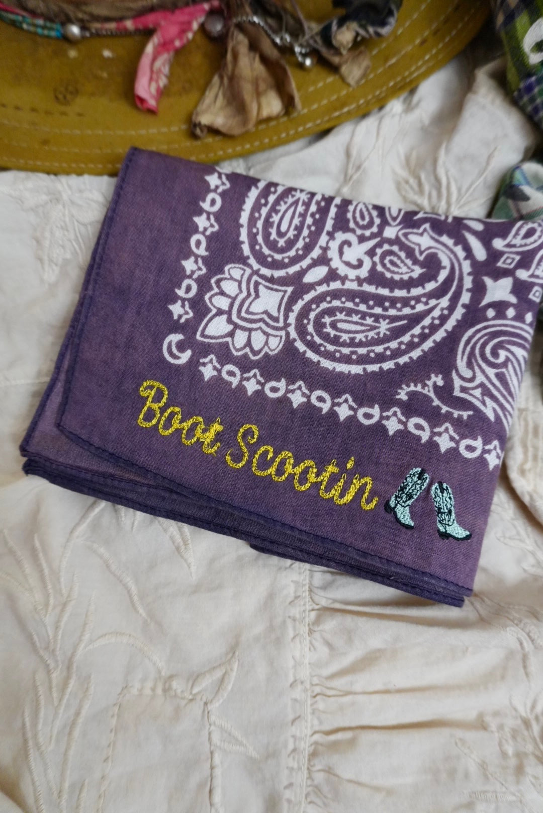 Purple + Boot Scootin