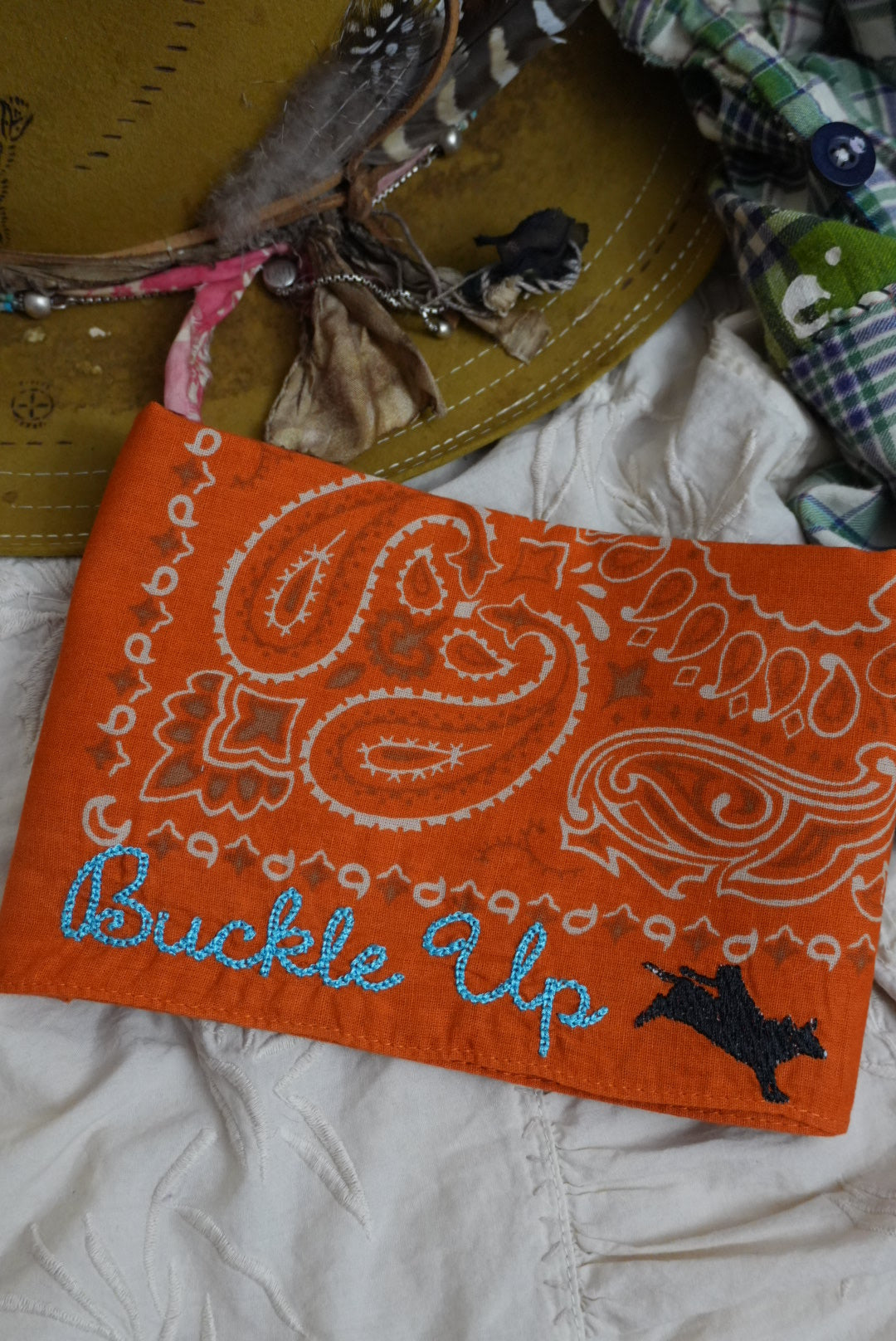 Orange + Buckle Up