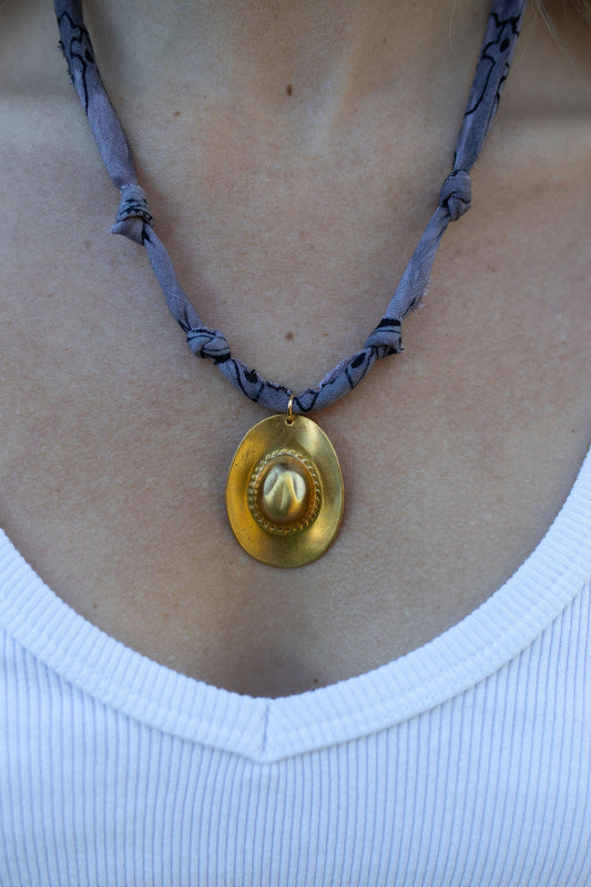 Vintage cowboy hat + charcoal