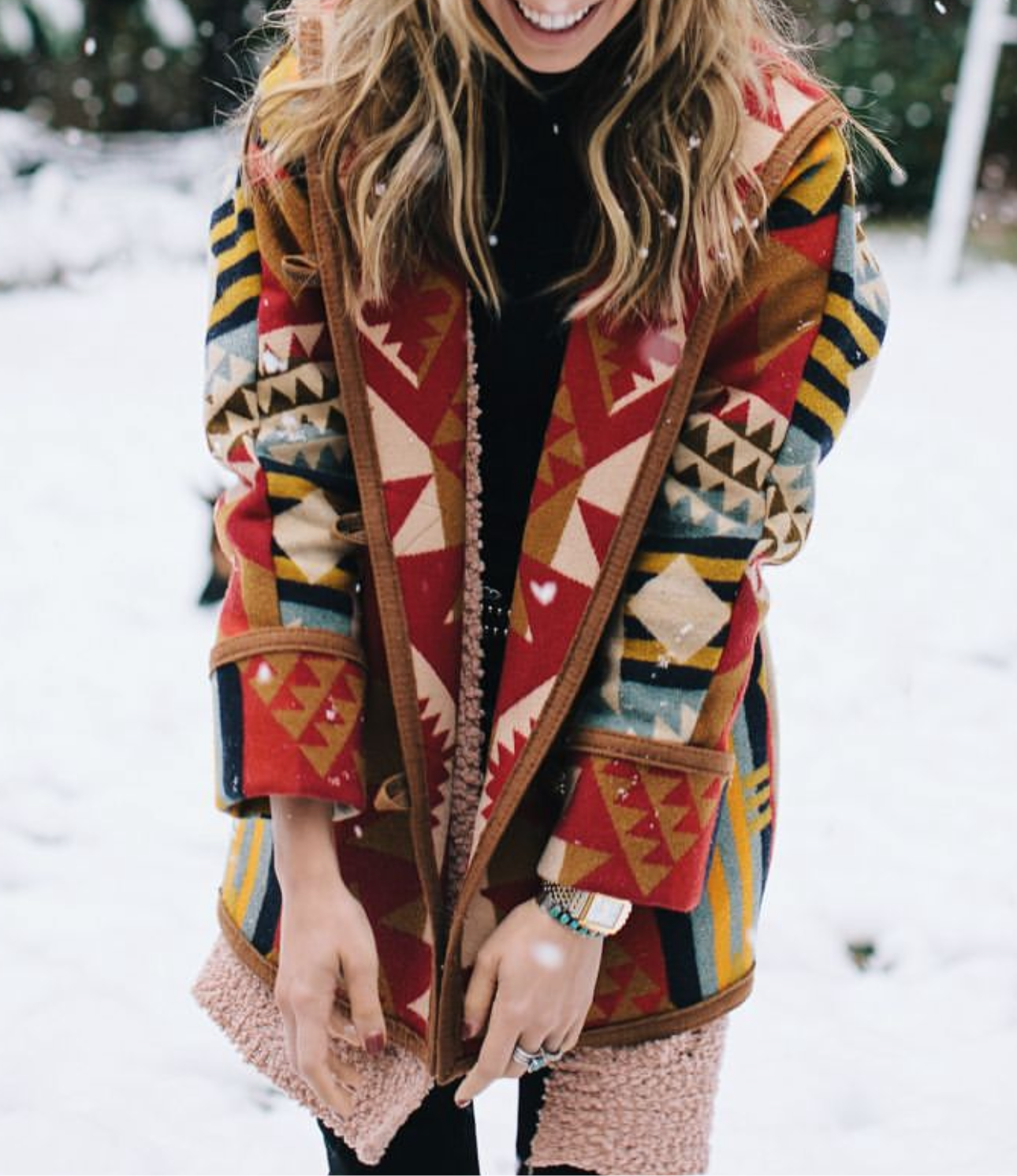 Vintage handmade Aztec NM coat