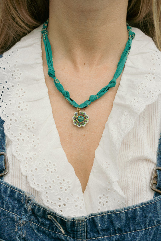 European beaded flower