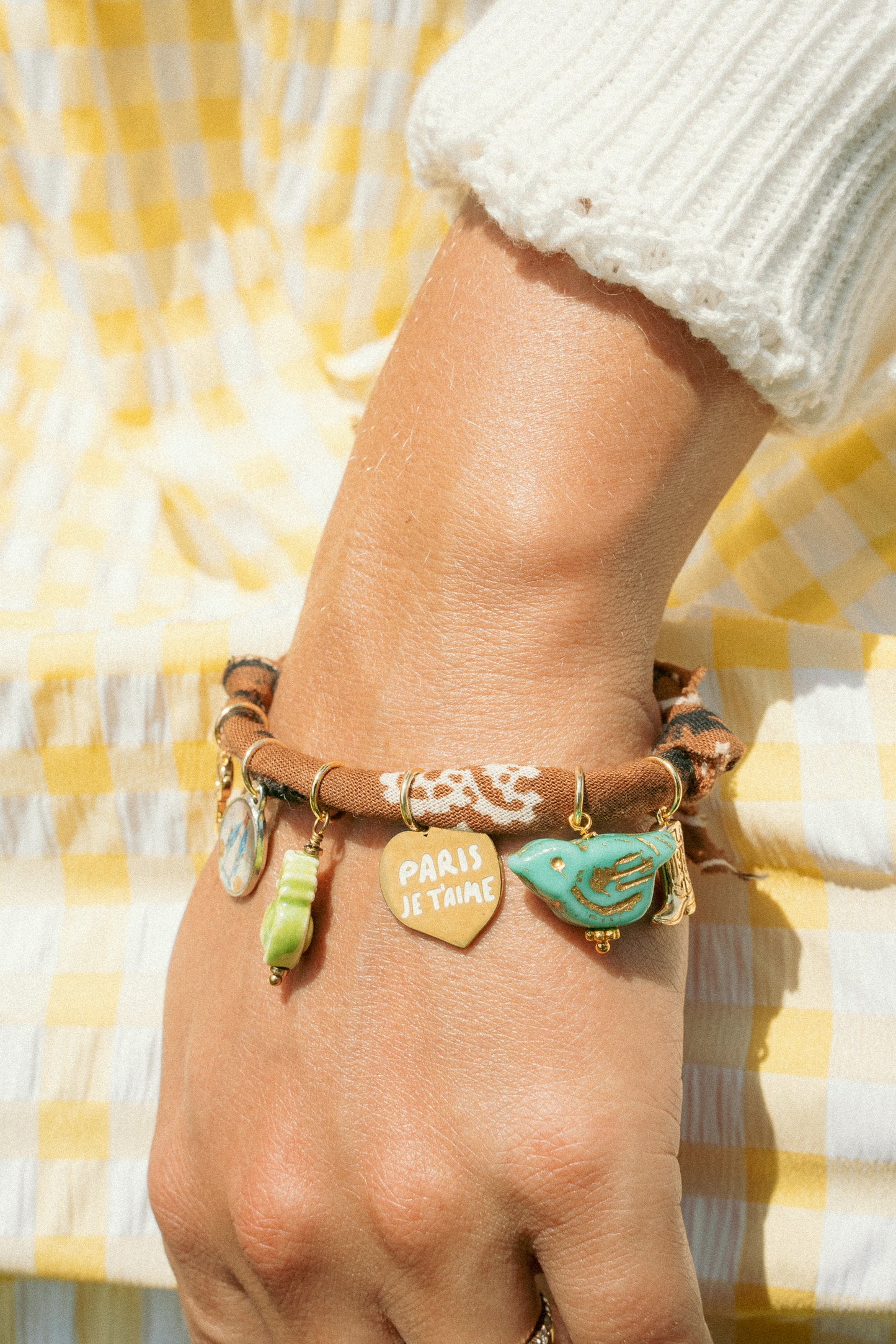 Brown European bracelet