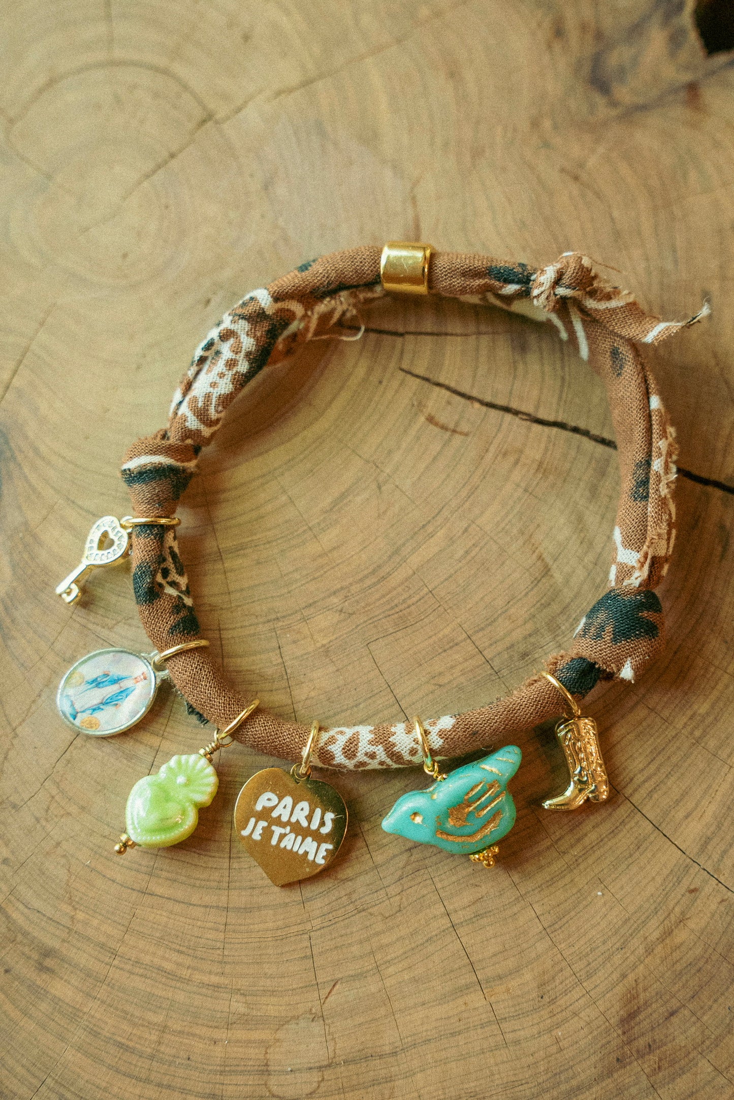 Brown European bracelet