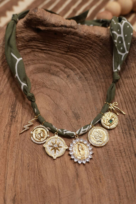 Green with Limited Edition Stone Medallion