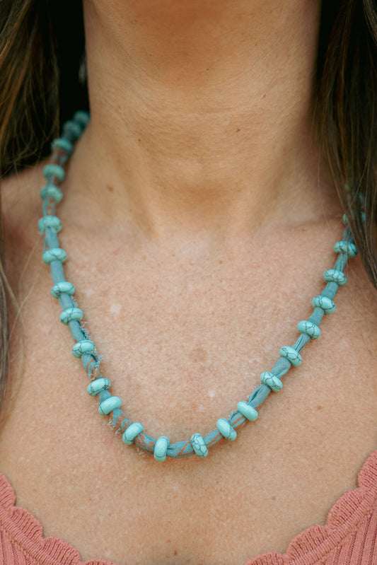 Turquoise beaded