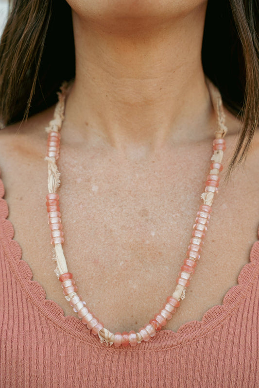Blush beaded