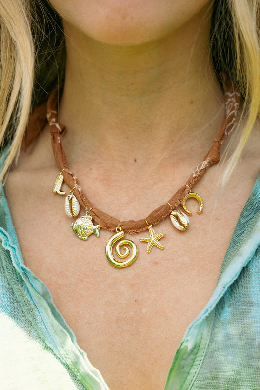 Swirl Beachy + brown