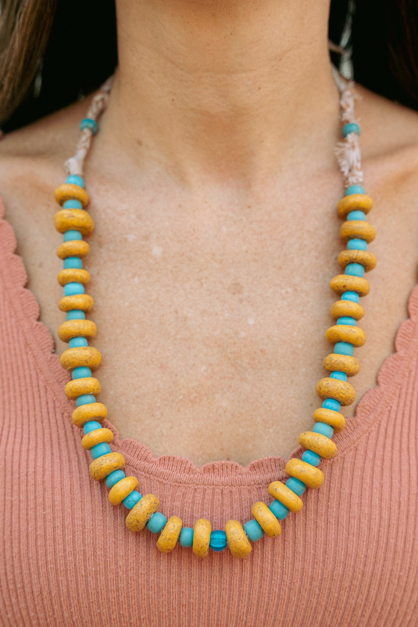 Golden Chunky Beads