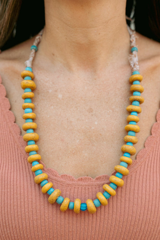 Golden Chunky Beads
