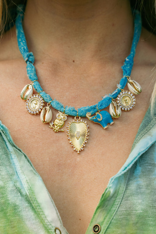 Limited edition heart + teal